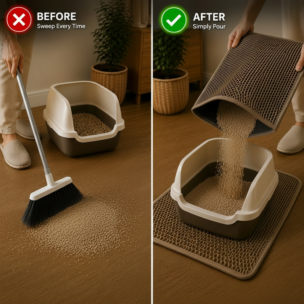Honeycomb Cat Litter Mat