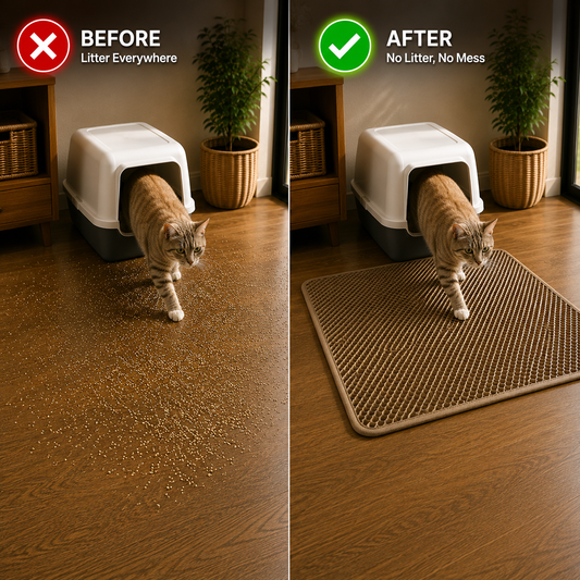 Honeycomb Cat Litter Mat