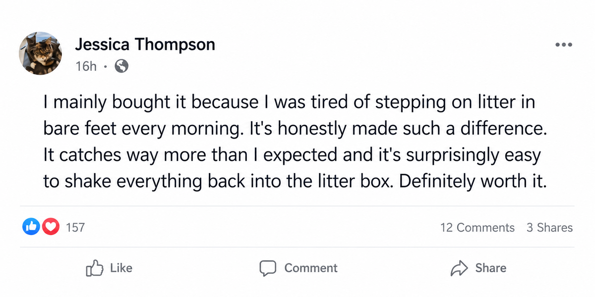 Customer comment 3