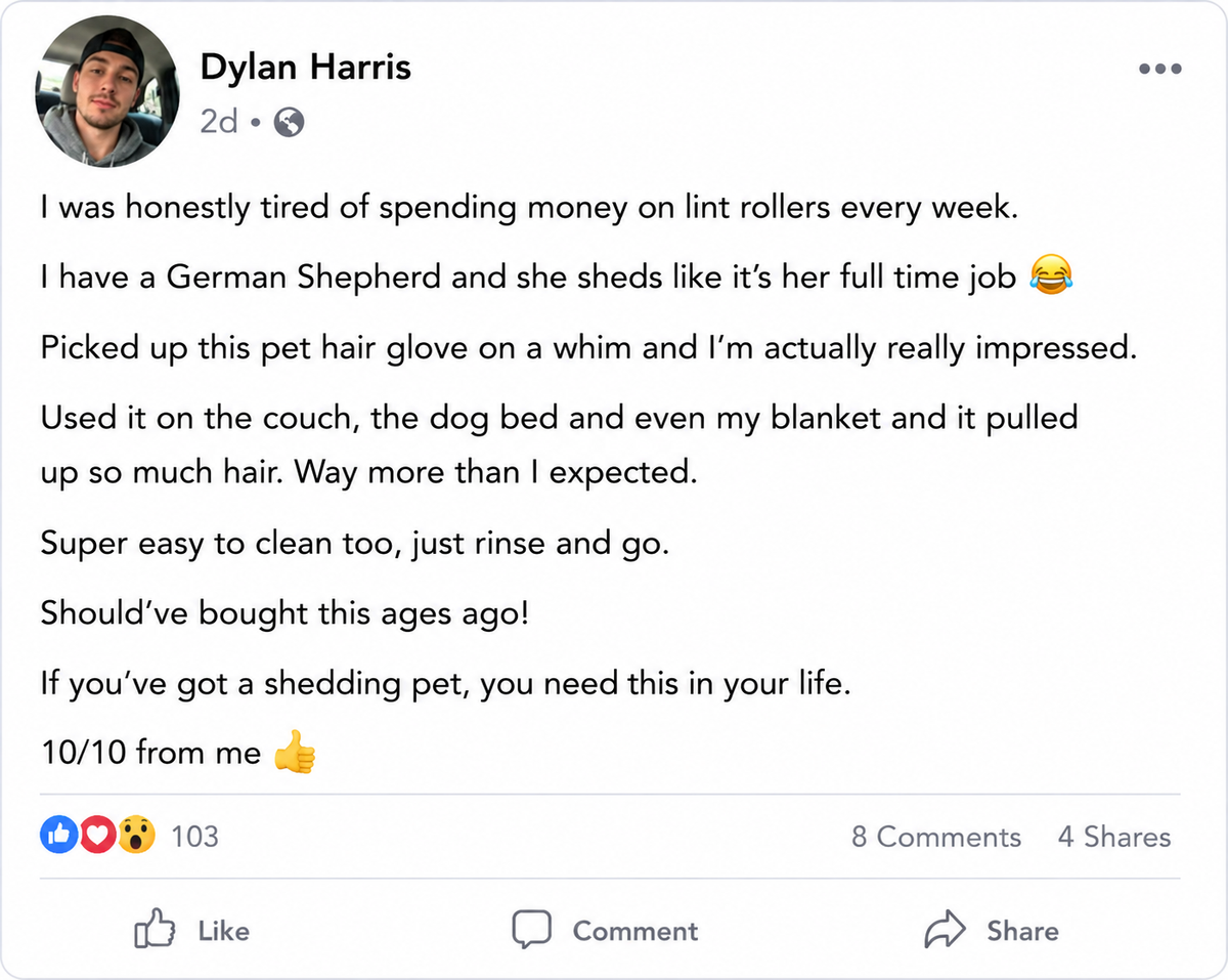 Customer comment 3