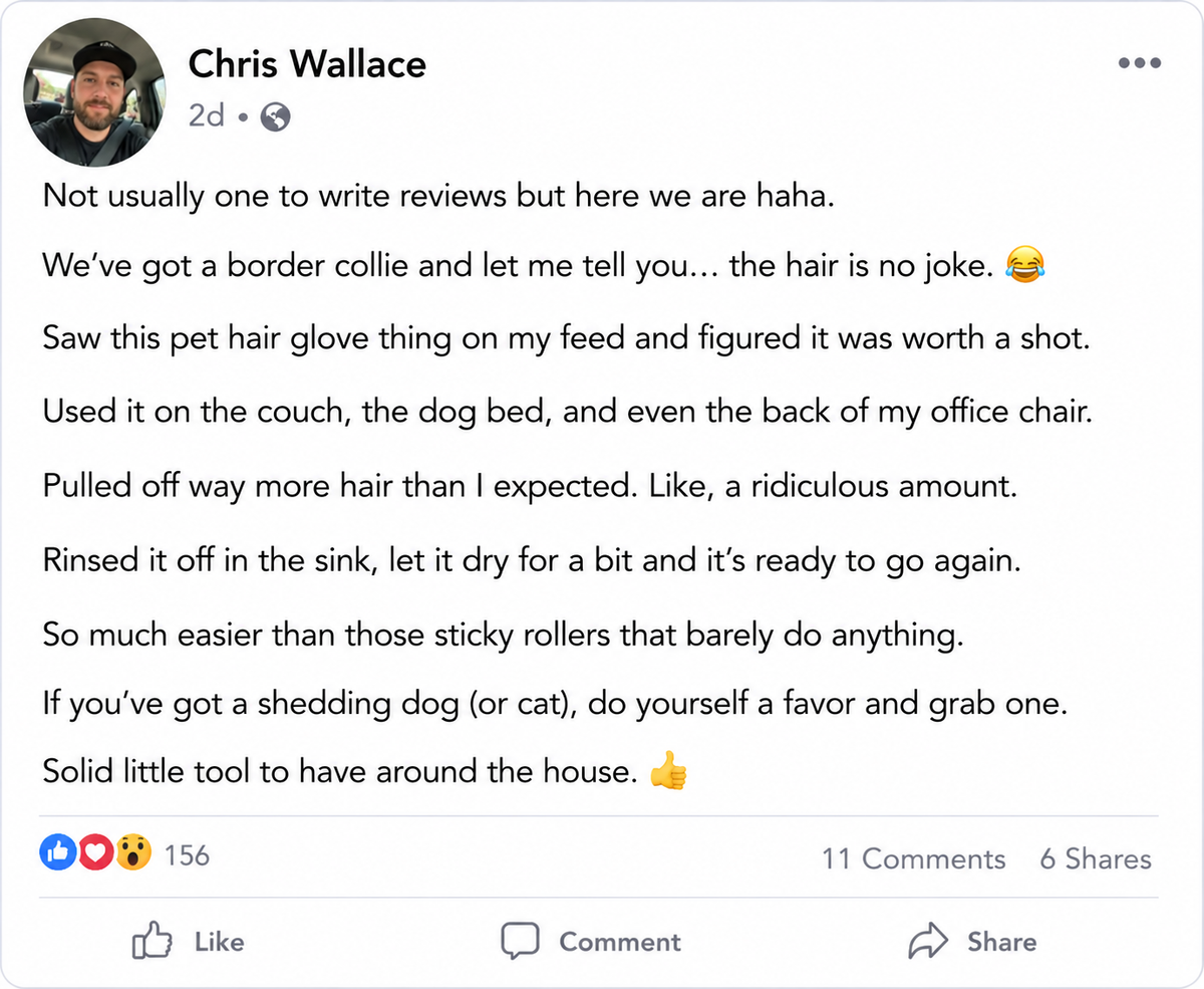 Customer comment 1