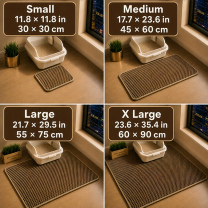Honeycomb Cat Litter Mat
